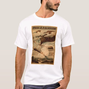 Glasgow Hot Air Balloon Circus Theatre Poster T-Shirt