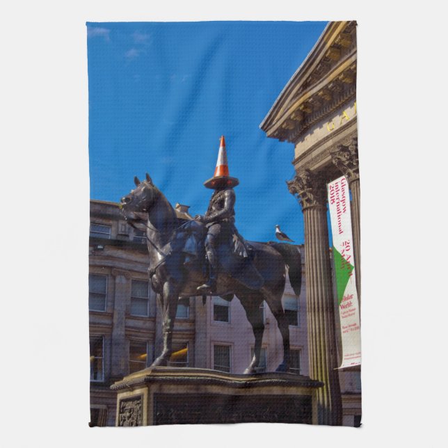 Glasgow Kitchen tea towel (Vertical)