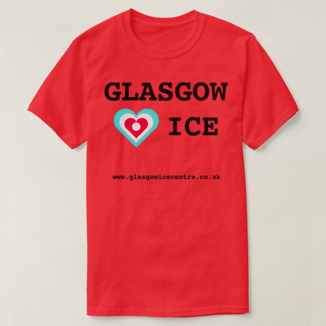Glasgow Loves Ice T-Shirt (Design Front)