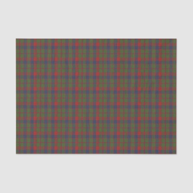 Glasgow Original Scottish Tartan  Tissue Paper (Front)