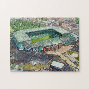 Glasgow Parkhead Football Stadium Jigsaw Puzzle