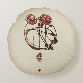 Glasgow Rose Round Cushion