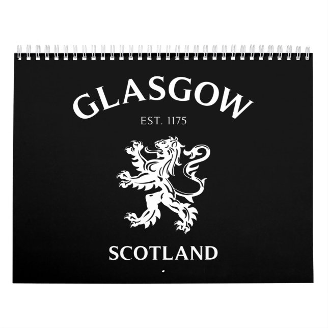 GLASGOW, SCOTLAND CALENDAR (Cover)