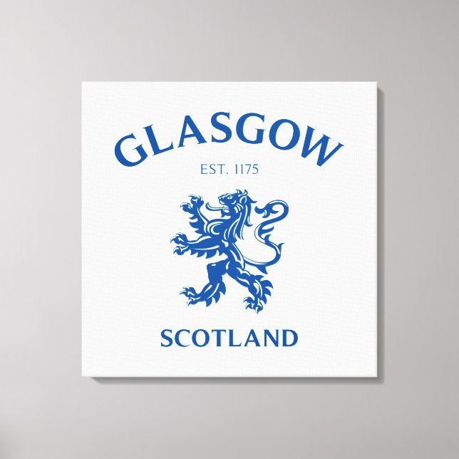 GLASGOW, SCOTLAND CANVAS PRINT (Front)