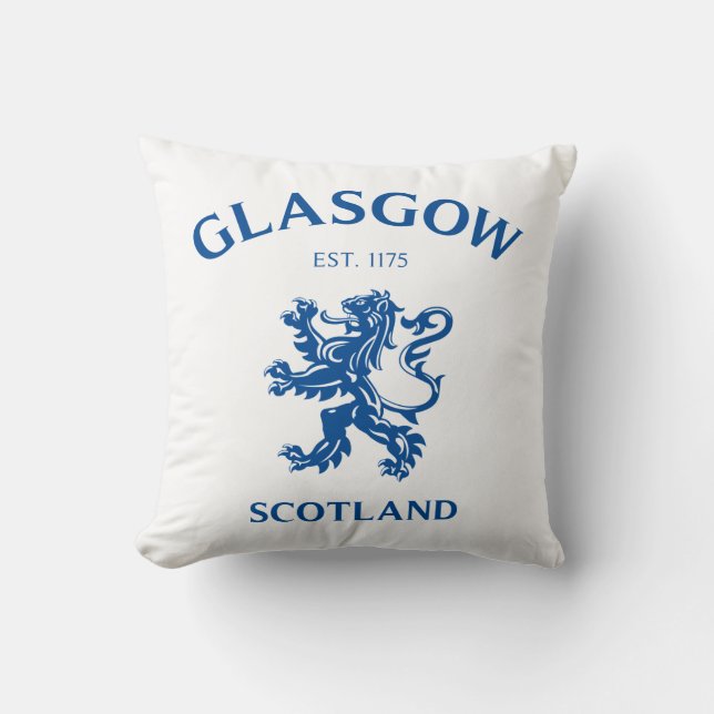 GLASGOW, SCOTLAND CUSHION (Front)
