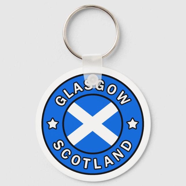 Glasgow Scotland keychain (Front)