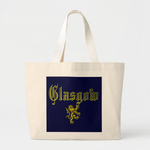 Glasgow Scotland Large Tote Bag