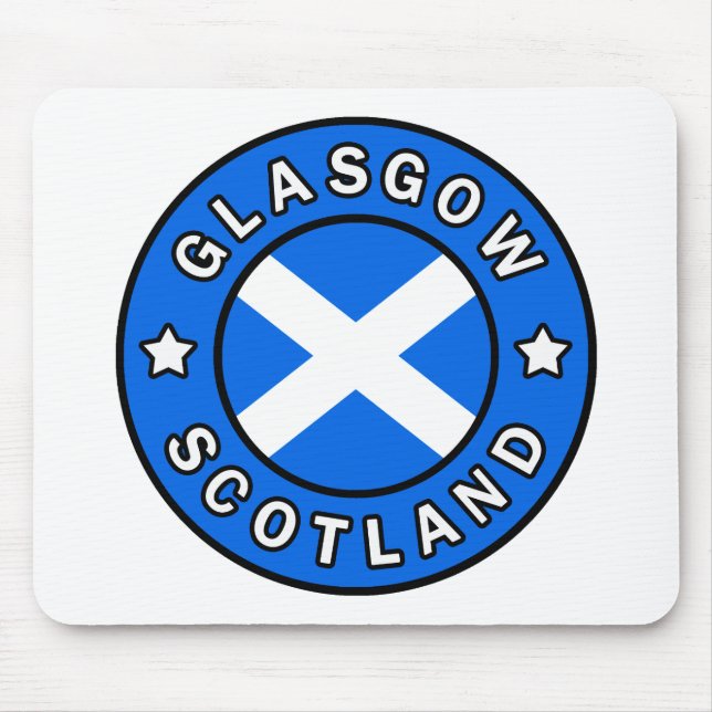 Glasgow Scotland Mouse Mat (Front)