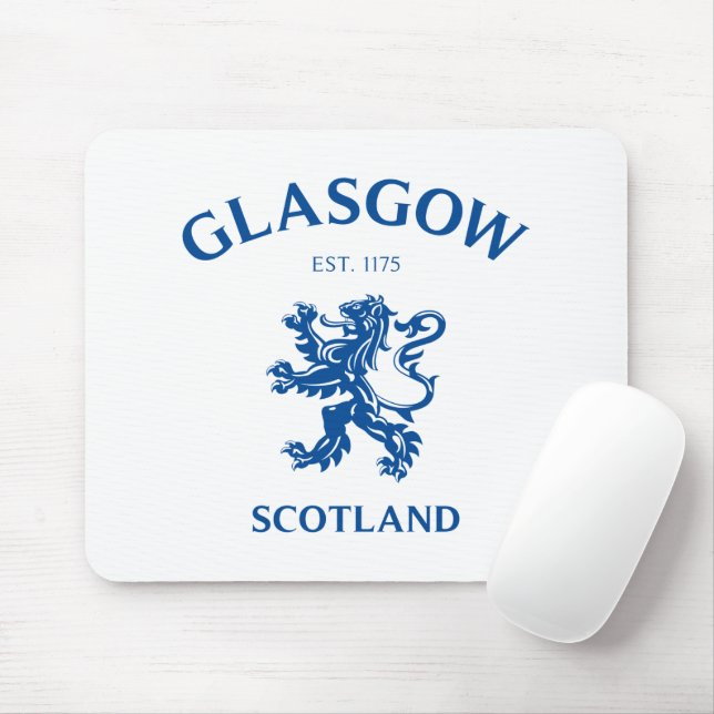 GLASGOW, SCOTLAND MOUSE MAT (With Mouse)