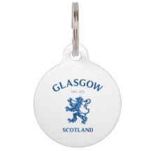 GLASGOW, SCOTLAND PET TAG