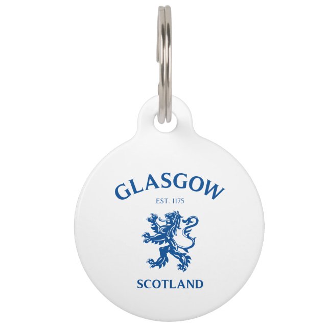 GLASGOW, SCOTLAND PET TAG (Front)