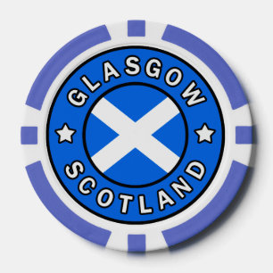 Glasgow Scotland Poker Chips
