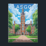 Glasgow, Scotland Postcard<br><div class="desc">Capture the beauty of Glasgow,  Scotland with this stunning postcard featuring the iconic Kelvingrove Art Gallery and Museum.</div>