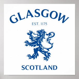 GLASGOW, SCOTLAND POSTER