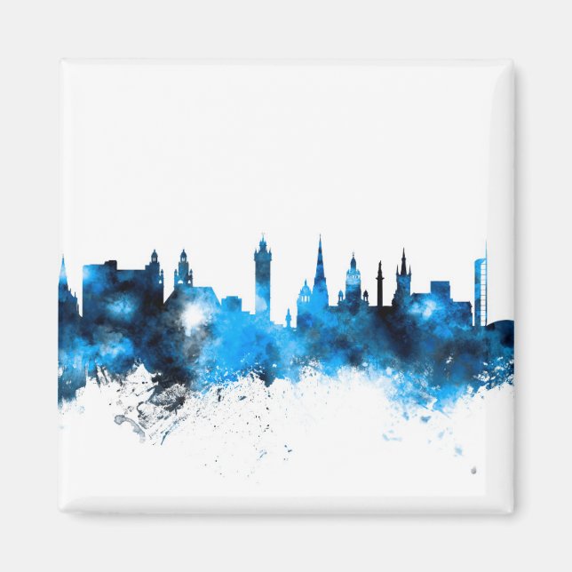 Glasgow Scotland Skyline Magnet (Front)
