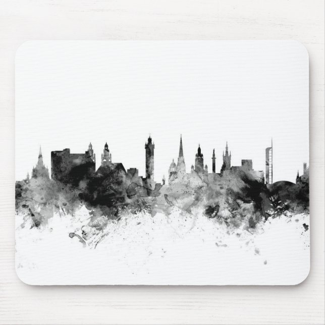 Glasgow Scotland Skyline Mouse Mat (Front)
