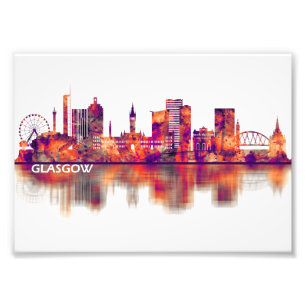 Glasgow Scotland Skyline Photo Print