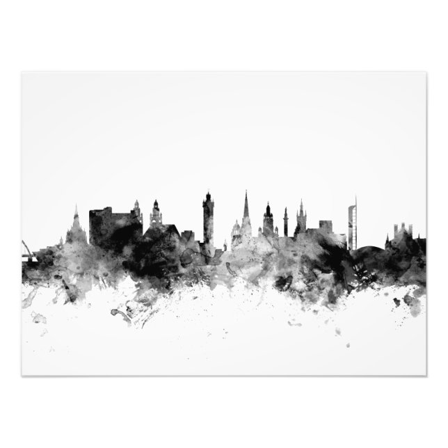 Glasgow Scotland Skyline Photo Print (Front)