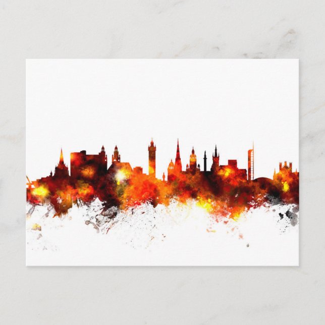 Glasgow Scotland Skyline Postcard (Front)