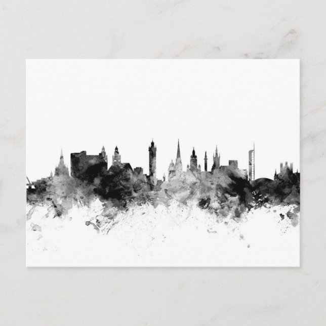Glasgow Scotland Skyline Postcard (Front)