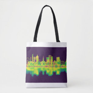 Glasgow Scotland Skyline Tote Bag
