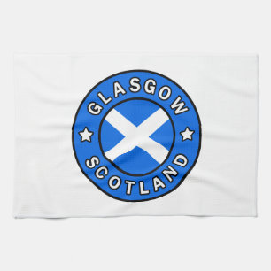 Glasgow Scotland Tea Towel