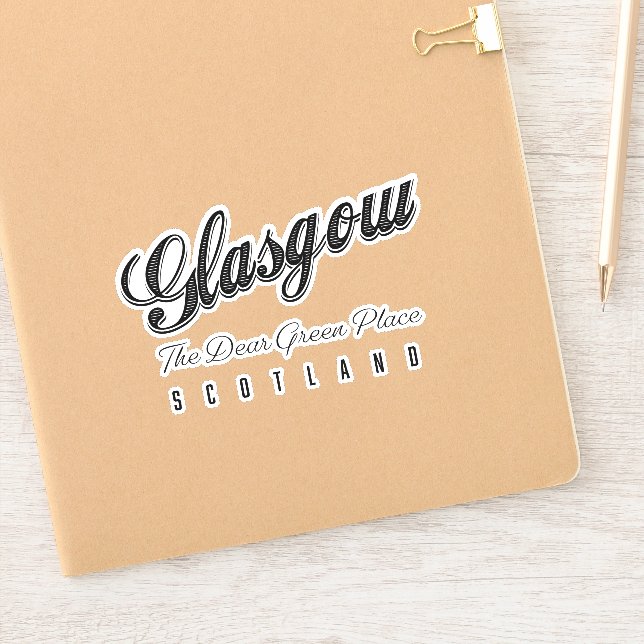 Glasgow Scotland "The Dear Green Place" (Notebook)