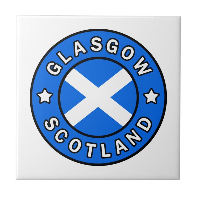 Glasgow Scotland Tile (Front)