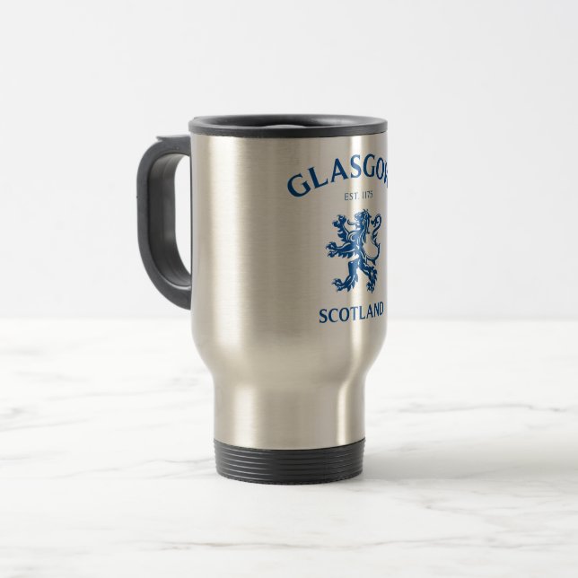 GLASGOW, SCOTLAND TRAVEL MUG (Front Left)