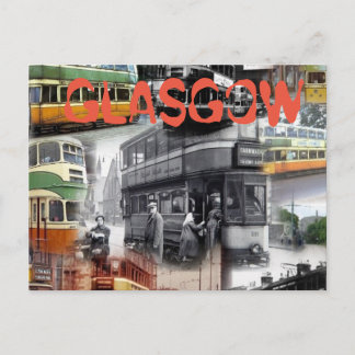 Glasgow Trams Postcard