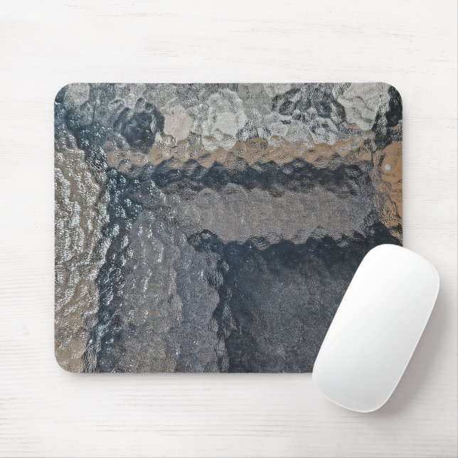 Glass Abstract Design Mouse Mat (With Mouse)