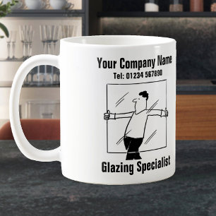 Glass and Glazing Company. Glazier's Coffee Mug