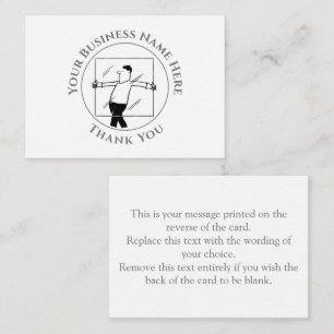 Glass and Glazing Thank You Note Card