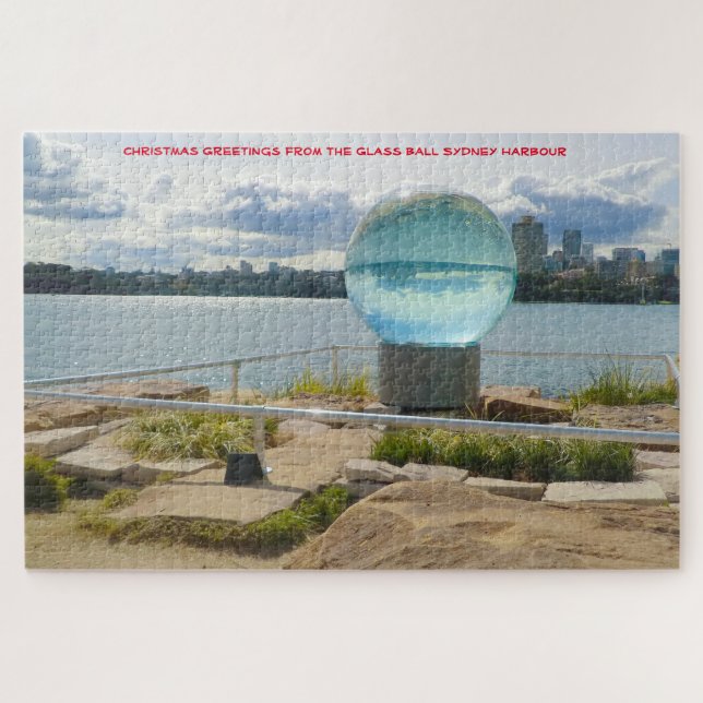 Glass Ball Sydney Harbor Australia Jigsaw Puzzle (Horizontal)
