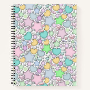 Glass beads, jewellery notebook