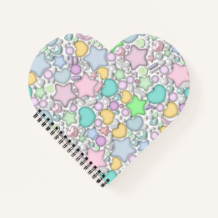 Glass beads, jewellery notebook