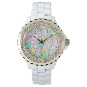 Glass beads, jewellery watch