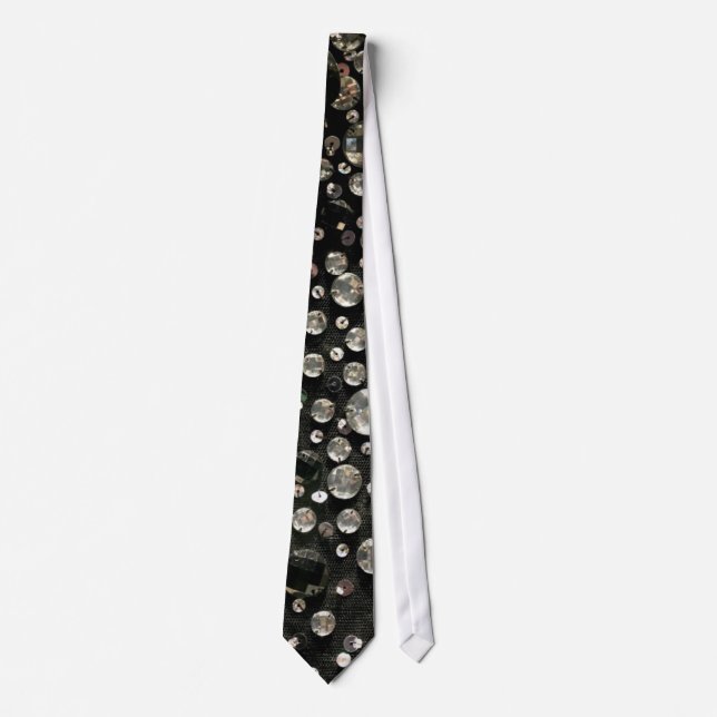 Glass Beads & Sequins Tie (Front)