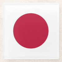 Glass Bench Japan Flag