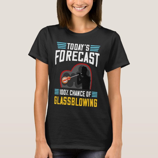 Glass Blowing  Glassblower Glassworking Artist T-Shirt (Front)