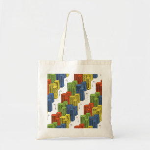 Glass Bottles, Abstract Pattern Design. Tote Bag