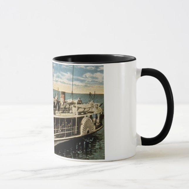 Glass Bottom Boat, Avalon, Catalina Island, CA Mug (Right)