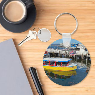 Glass Bottom Boat - Monterey CA  Key Ring