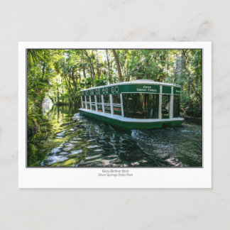Glass Bottom Boat Postcard