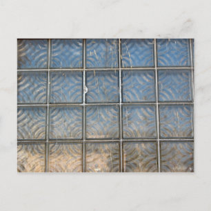 glass bricks postcard