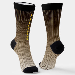 Glass Buttons Socks