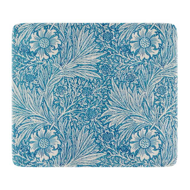 GLASS CHOPPING BOARD : WILLIAM MORRIS (Front)