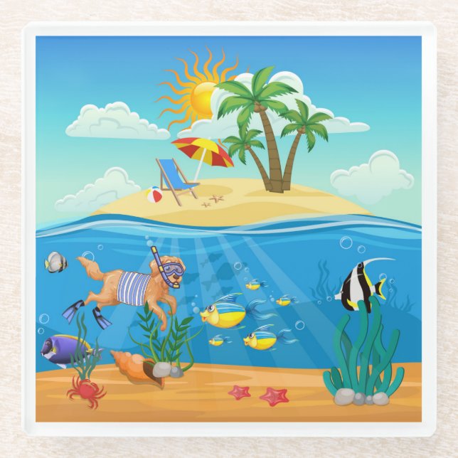 Glass Coaster (Front)