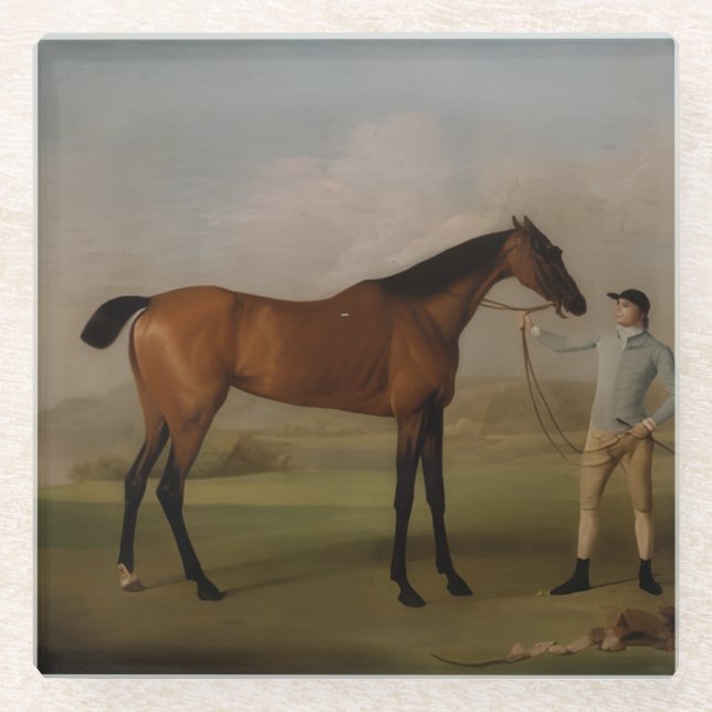 Glass Coaster Equestrian  (Front)