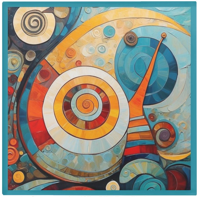 Glass COASTER - Swirls, Twirls, and Circles (Creator Uploaded)